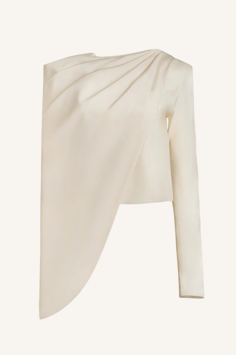 Draped Shoulder Top