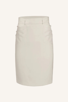 Draped Hip Pencil Skirt