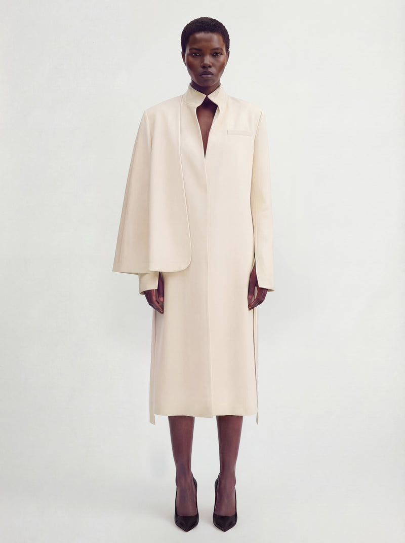 Asymmetric Cape Coat