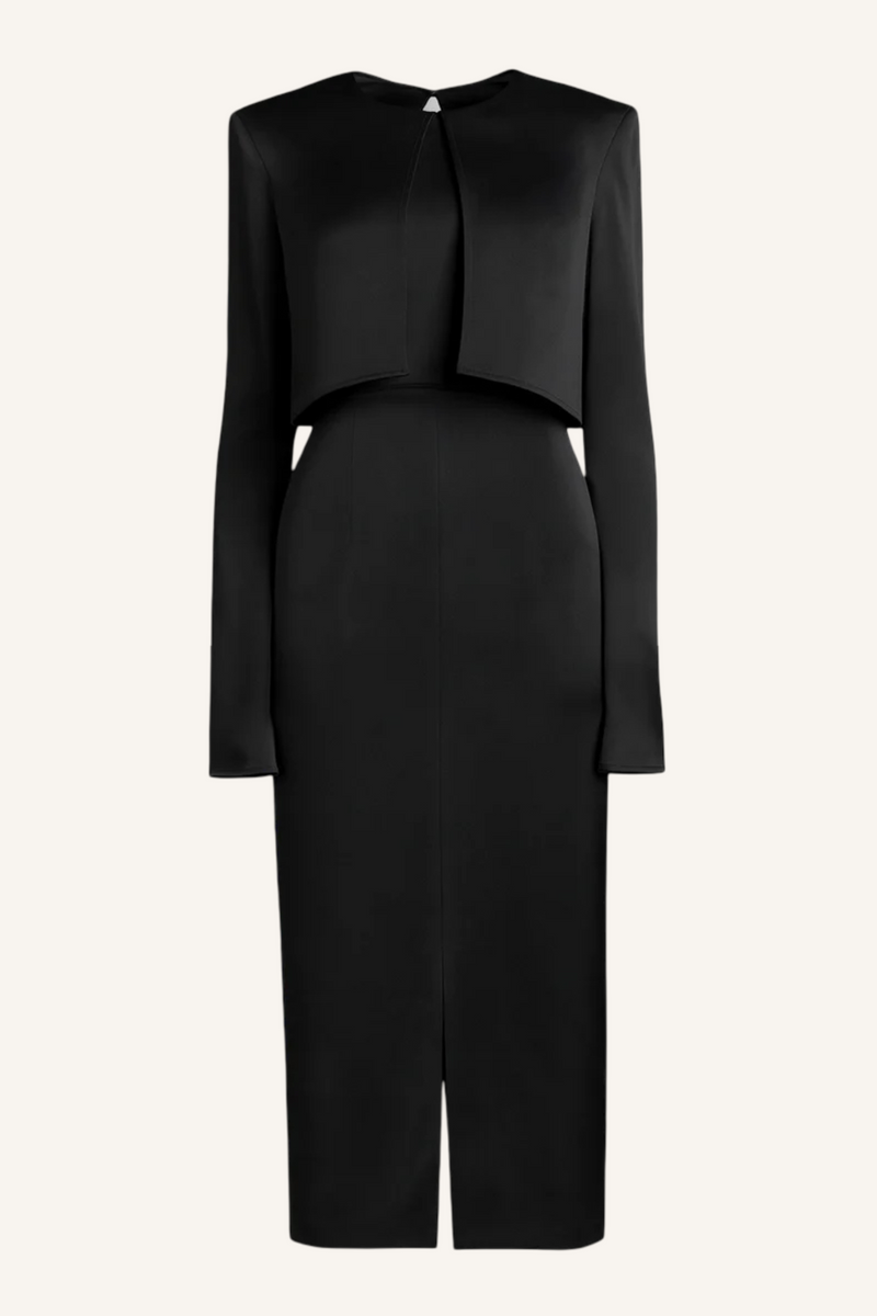 Open Back Midi Dress