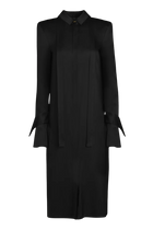 Back Flap Shirt Dress