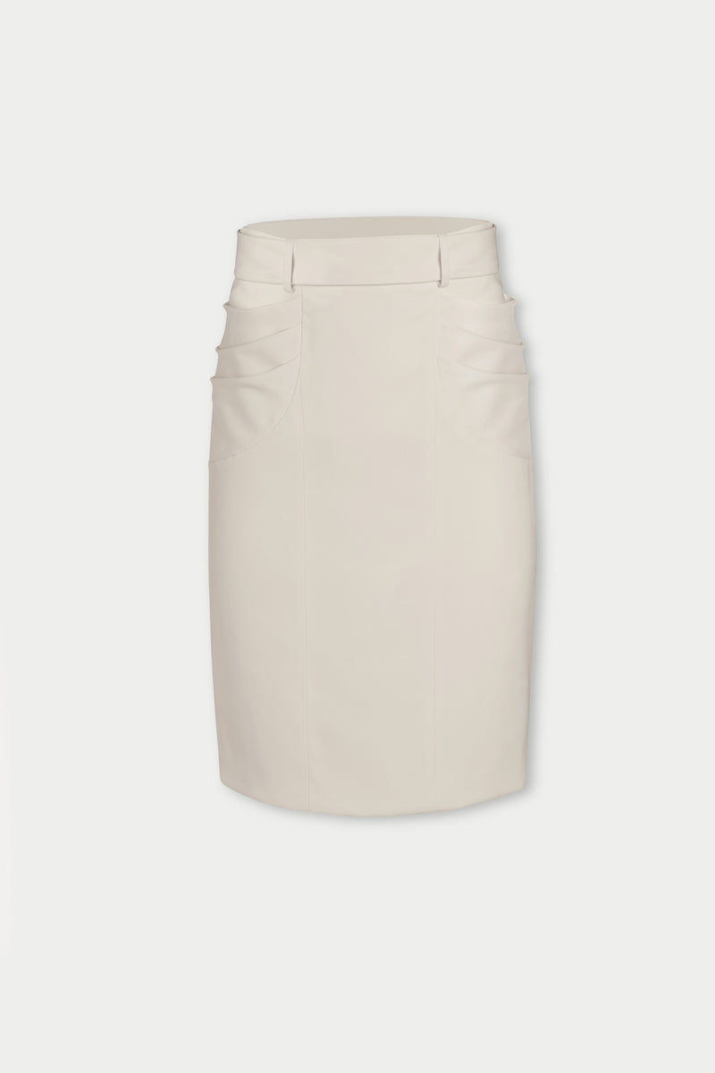 Cream Skirt