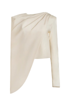 Draped Shoulder Top