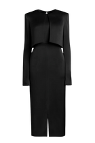 Open Back Midi Dress