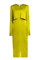 Open Back Midi Dress