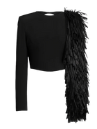 Open Back Raffia Top