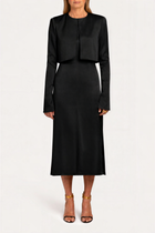 Open Back Midi Dress