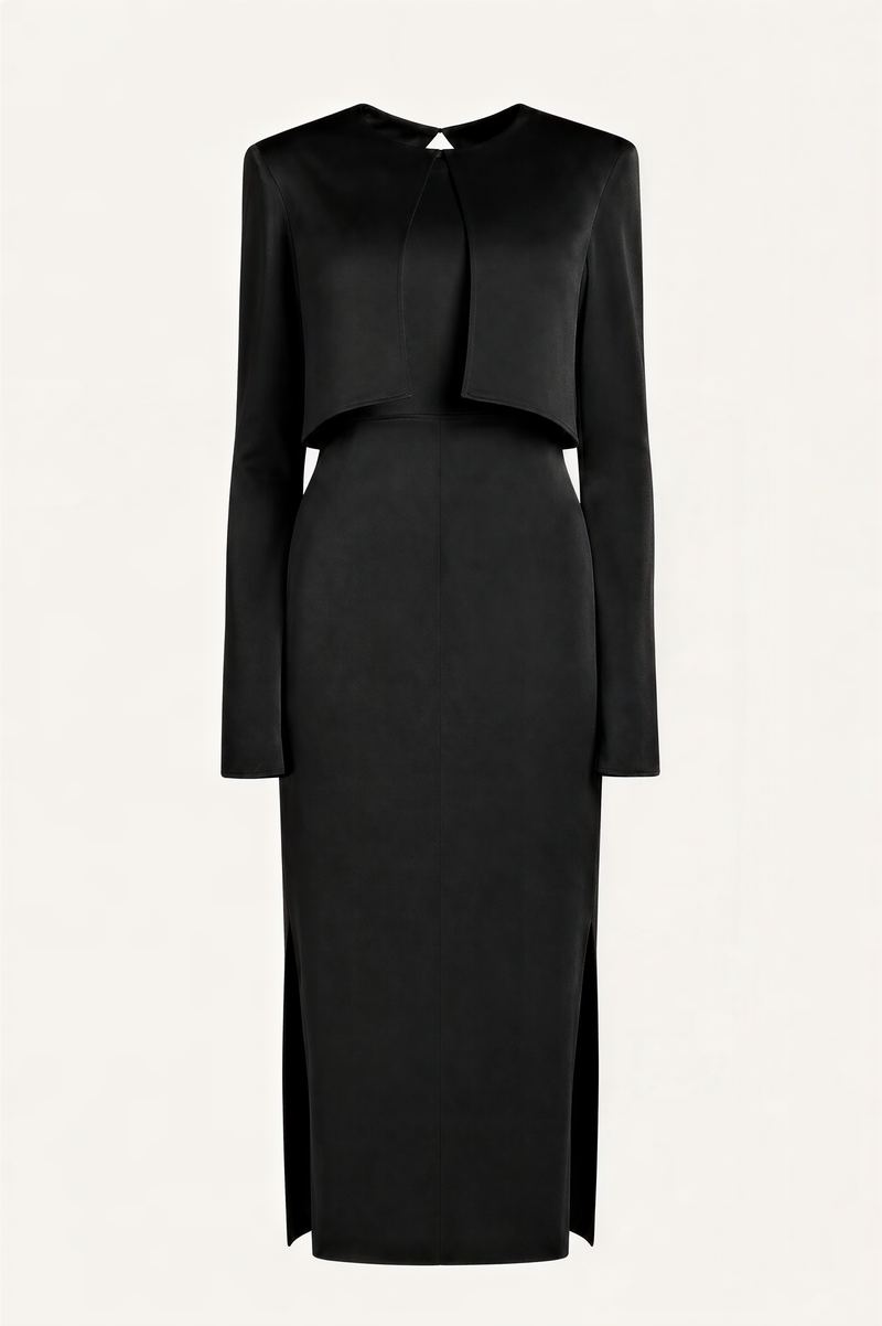 Open Back Midi Dress
