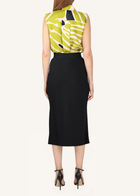 Draped Midi Skirt