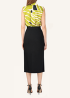 Draped Midi Skirt