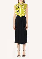 Draped Midi Skirt