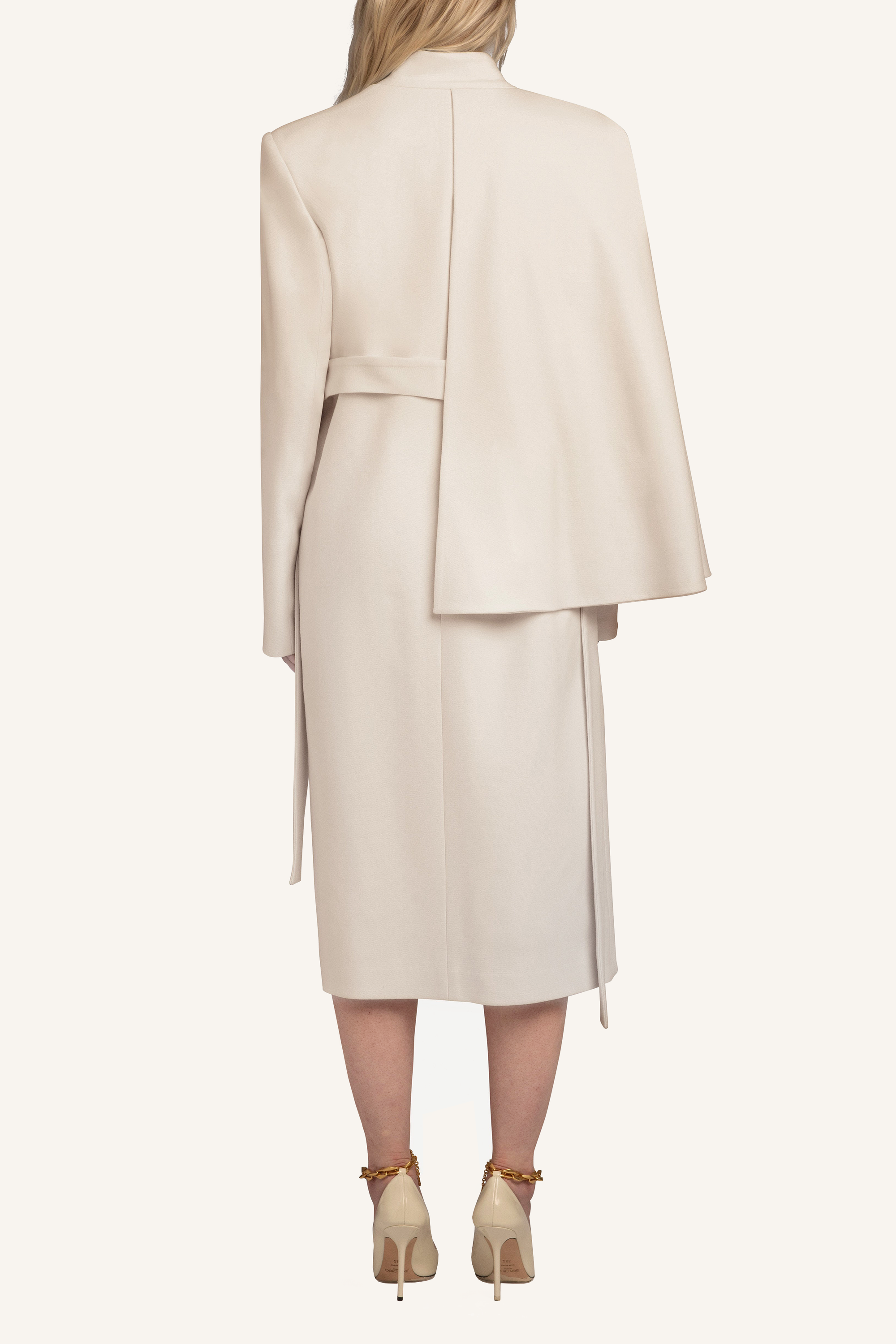Asymmetric Cape Coat
