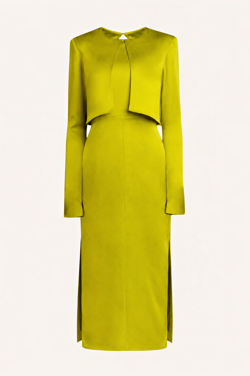 Open Back Midi Dress