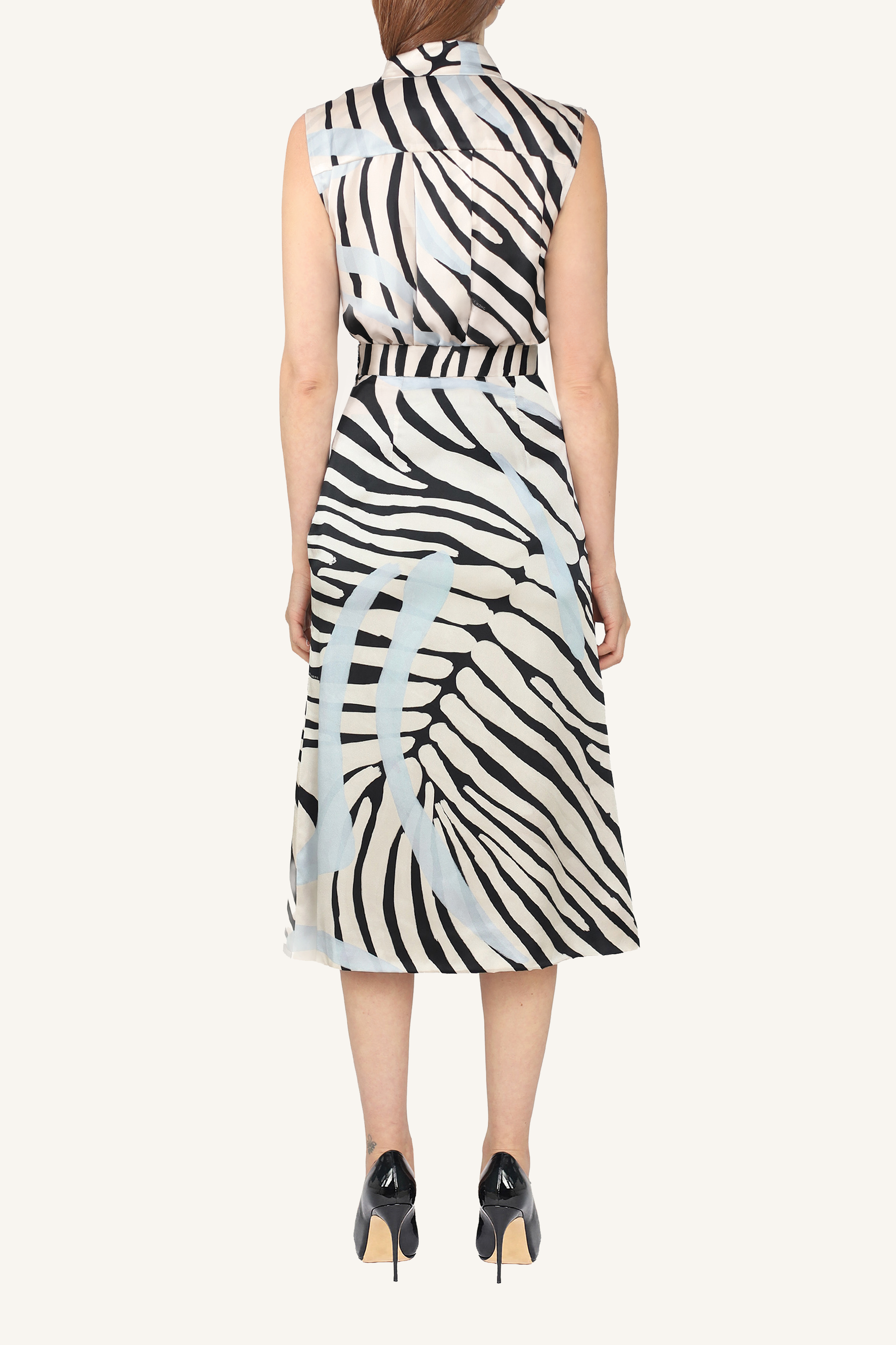 Draped Midi Skirt