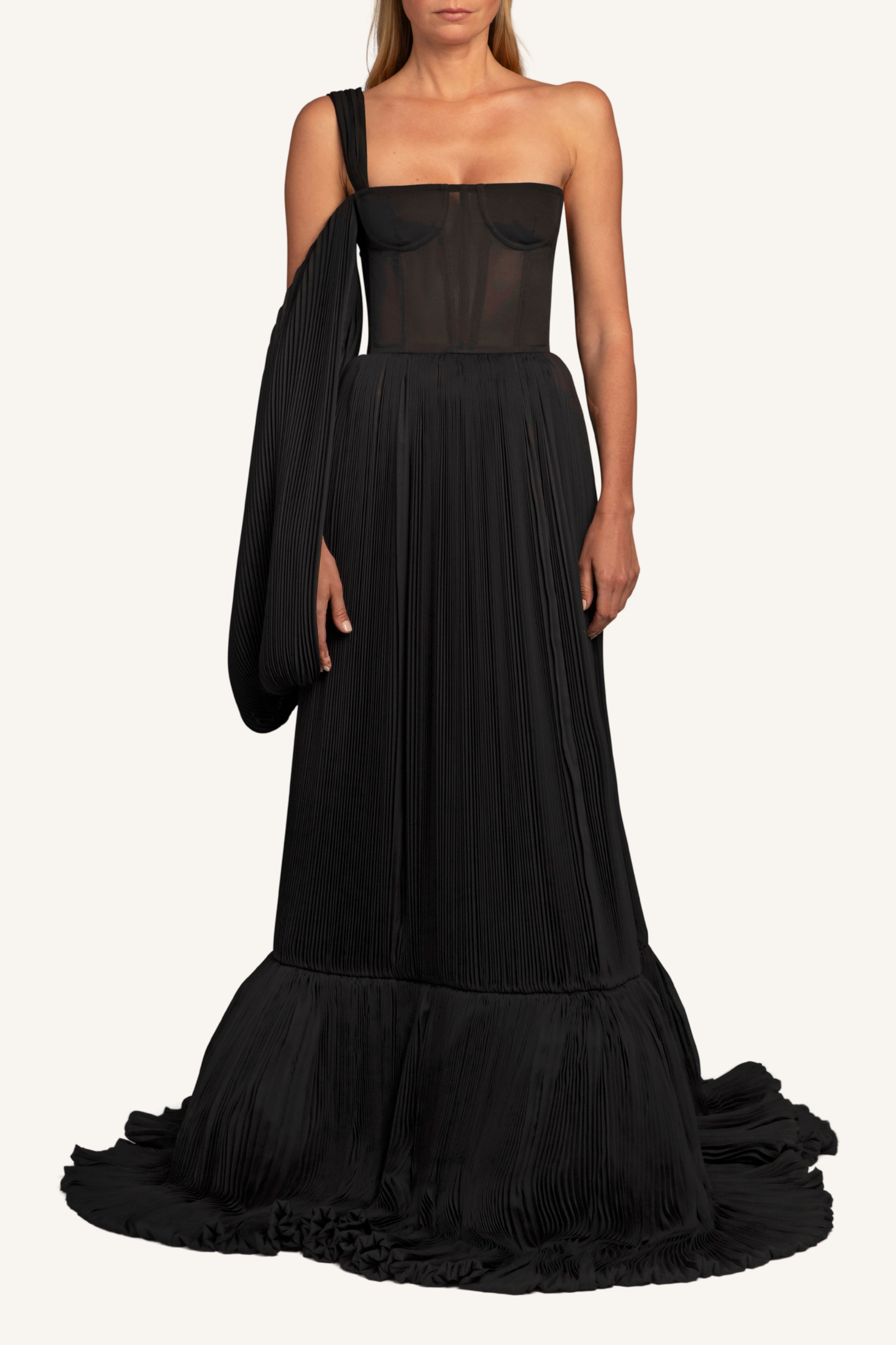 Bubble Hem Gown