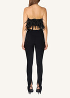 Zipper Feather Bandeau