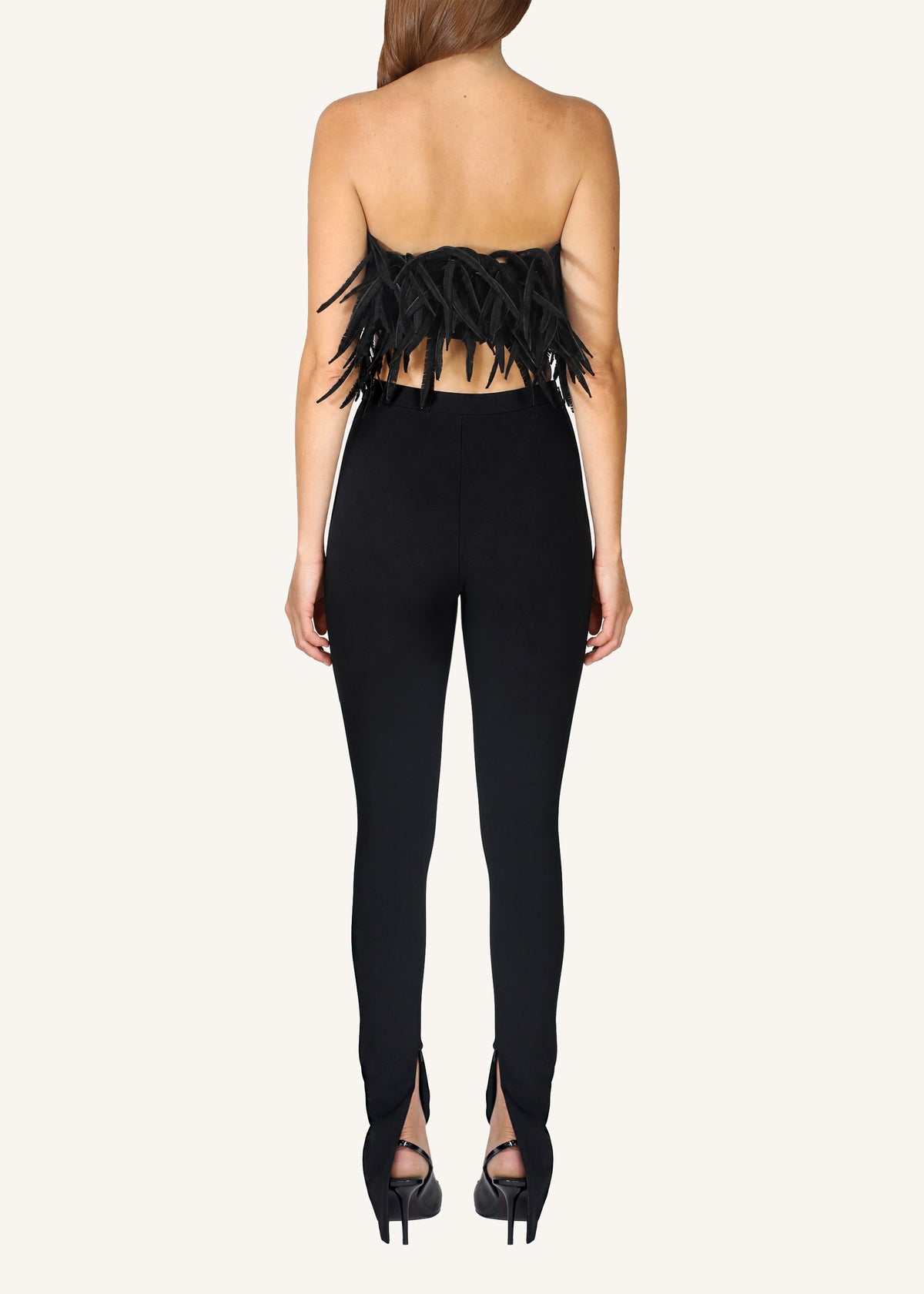 Zipper Feather Bandeau
