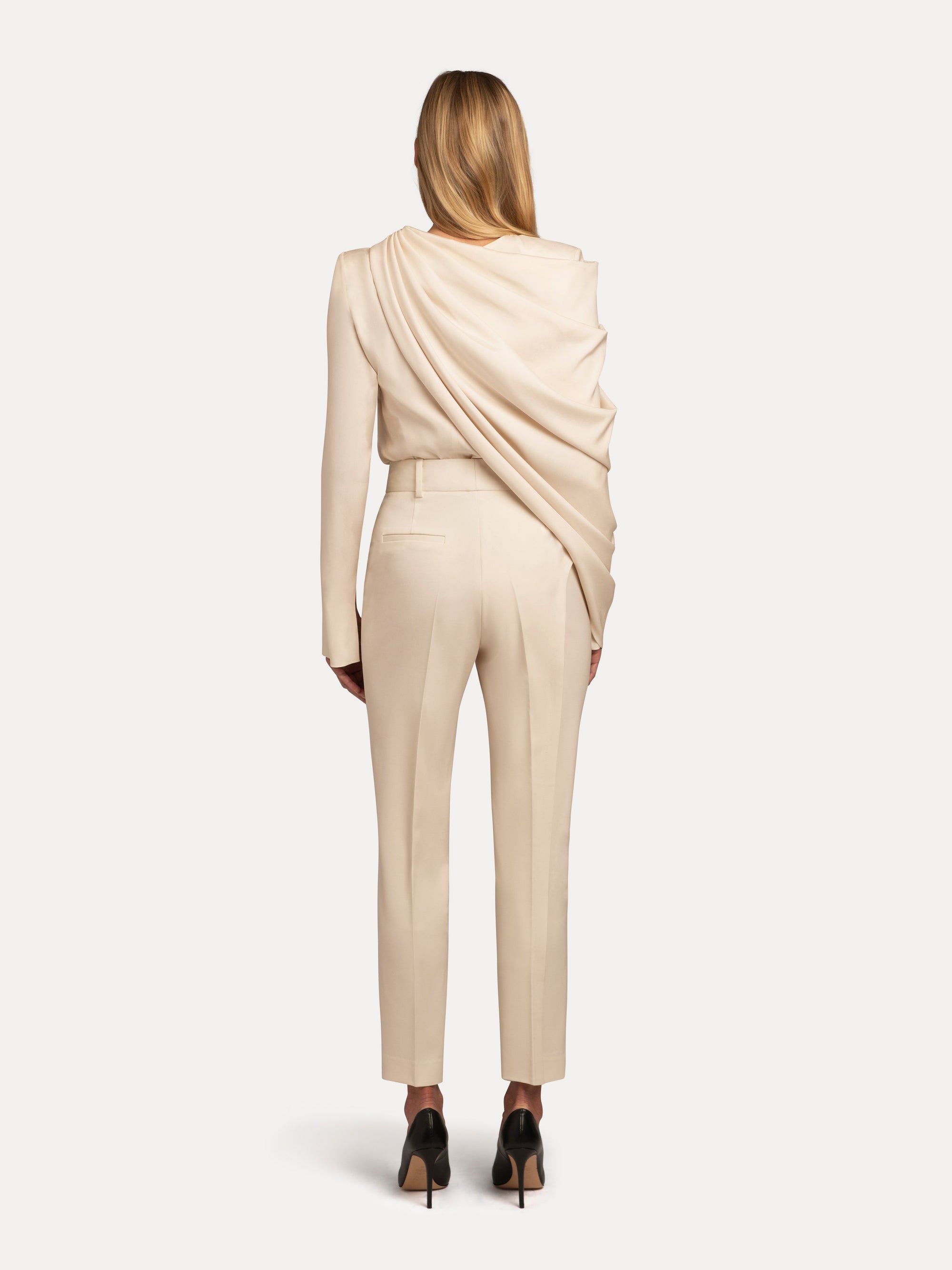 Draped Shoulder Top