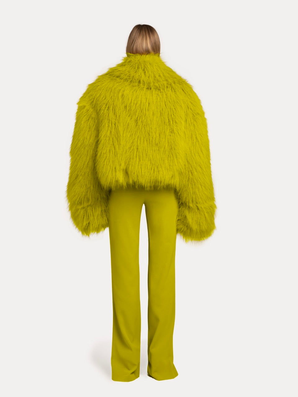 Recycled Polyester Faux-Fur Jacket