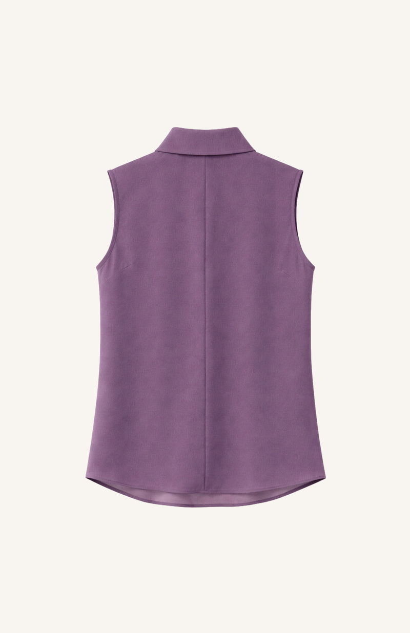 Ruffle Tie-Neck Blouse