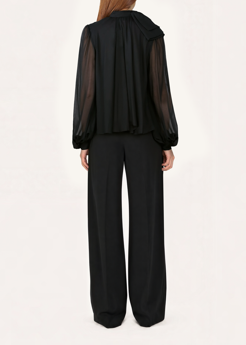 Ruffle Collar Blouse