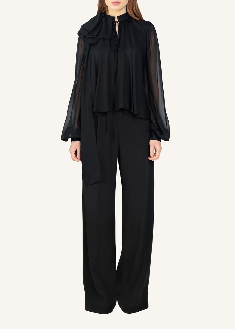 Ruffle Collar Blouse
