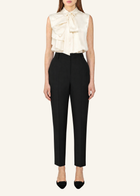 Ruffle Tie-Neck Top