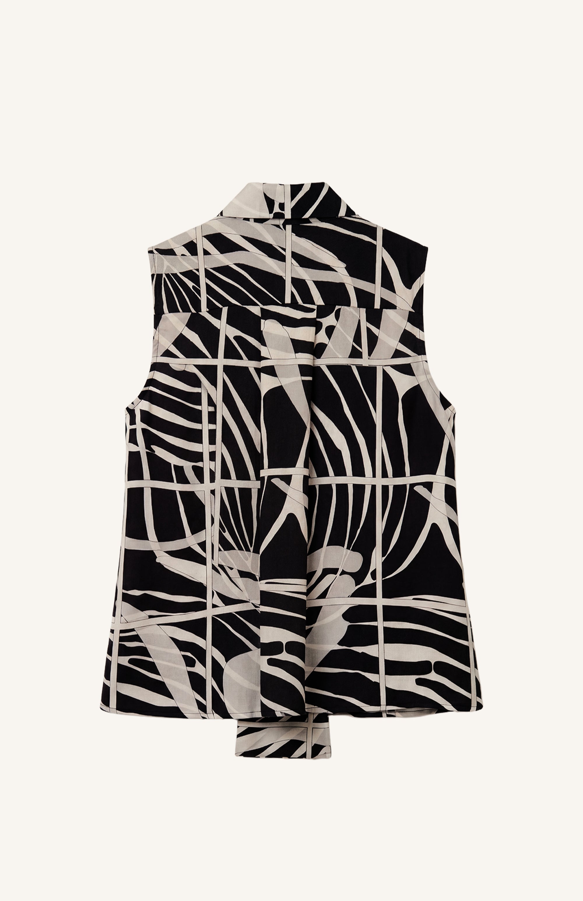Ruffle Tie-Neck Top