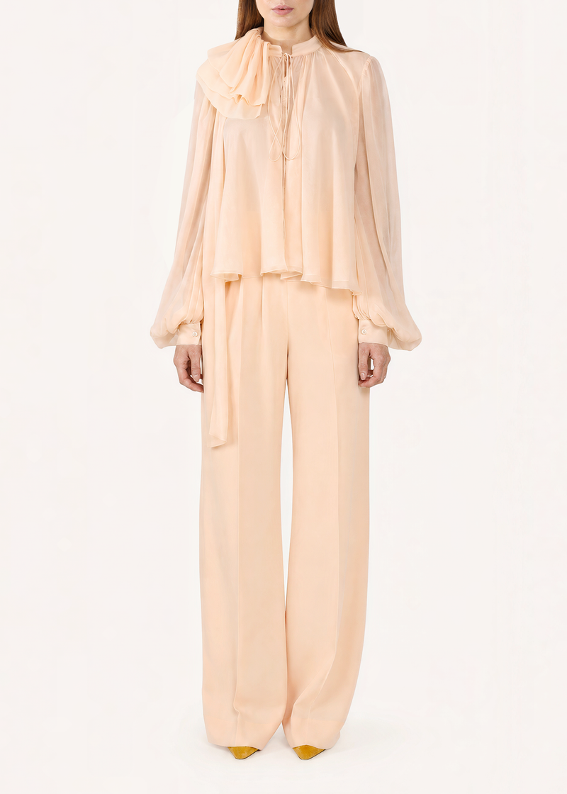 Wide Leg Pleat Pants