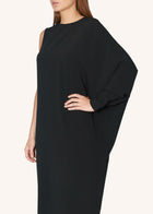Asymmetric Batwing Midi Dress