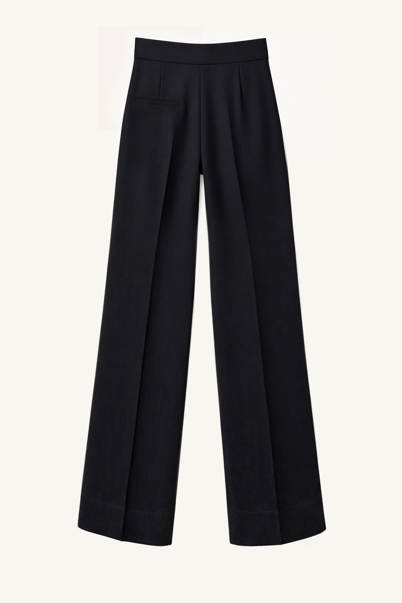 Wide Leg Pleat Pants