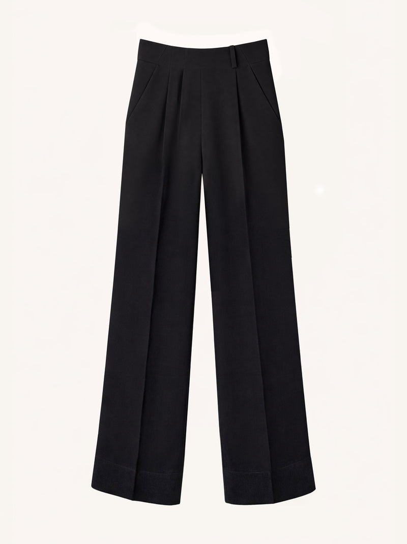 Wide Leg Pleat Pants