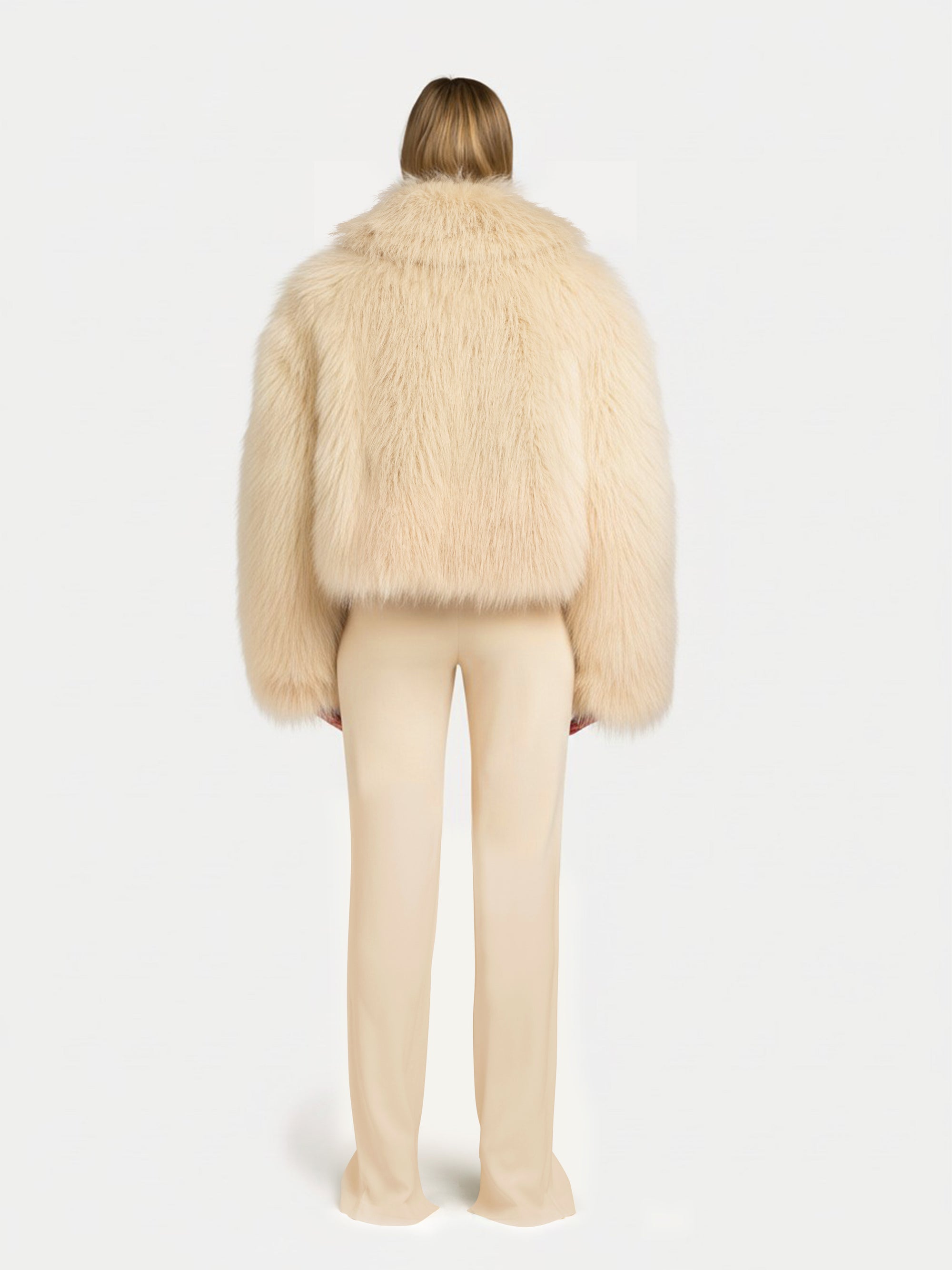 Recycled Polyester Faux-Fur Jacket