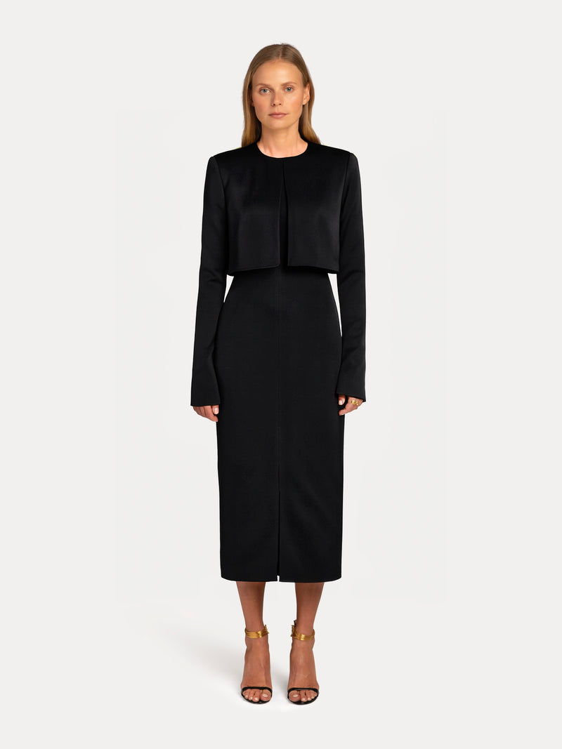 Open Back Midi Dress