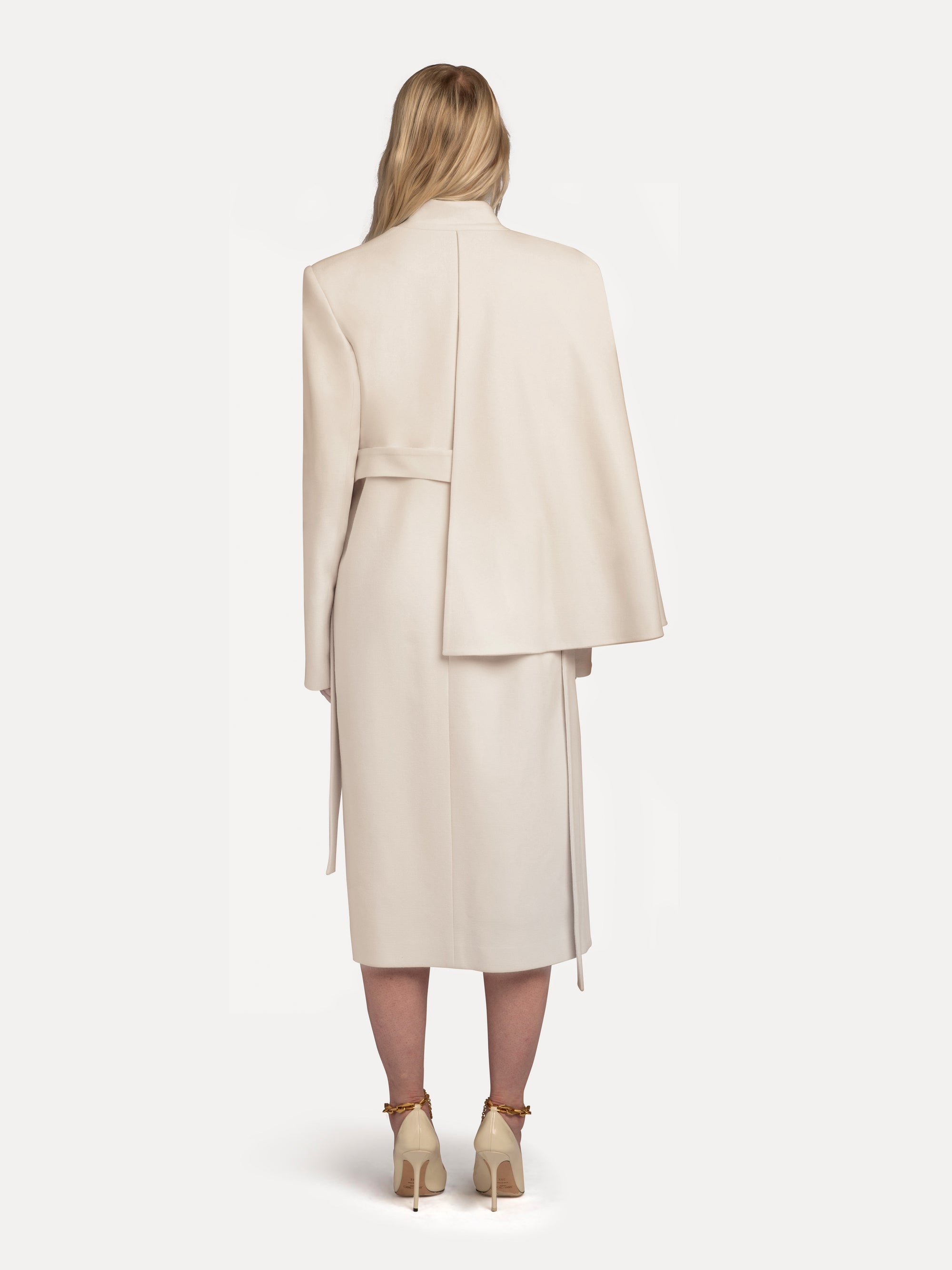 Asymmetric Cape Coat