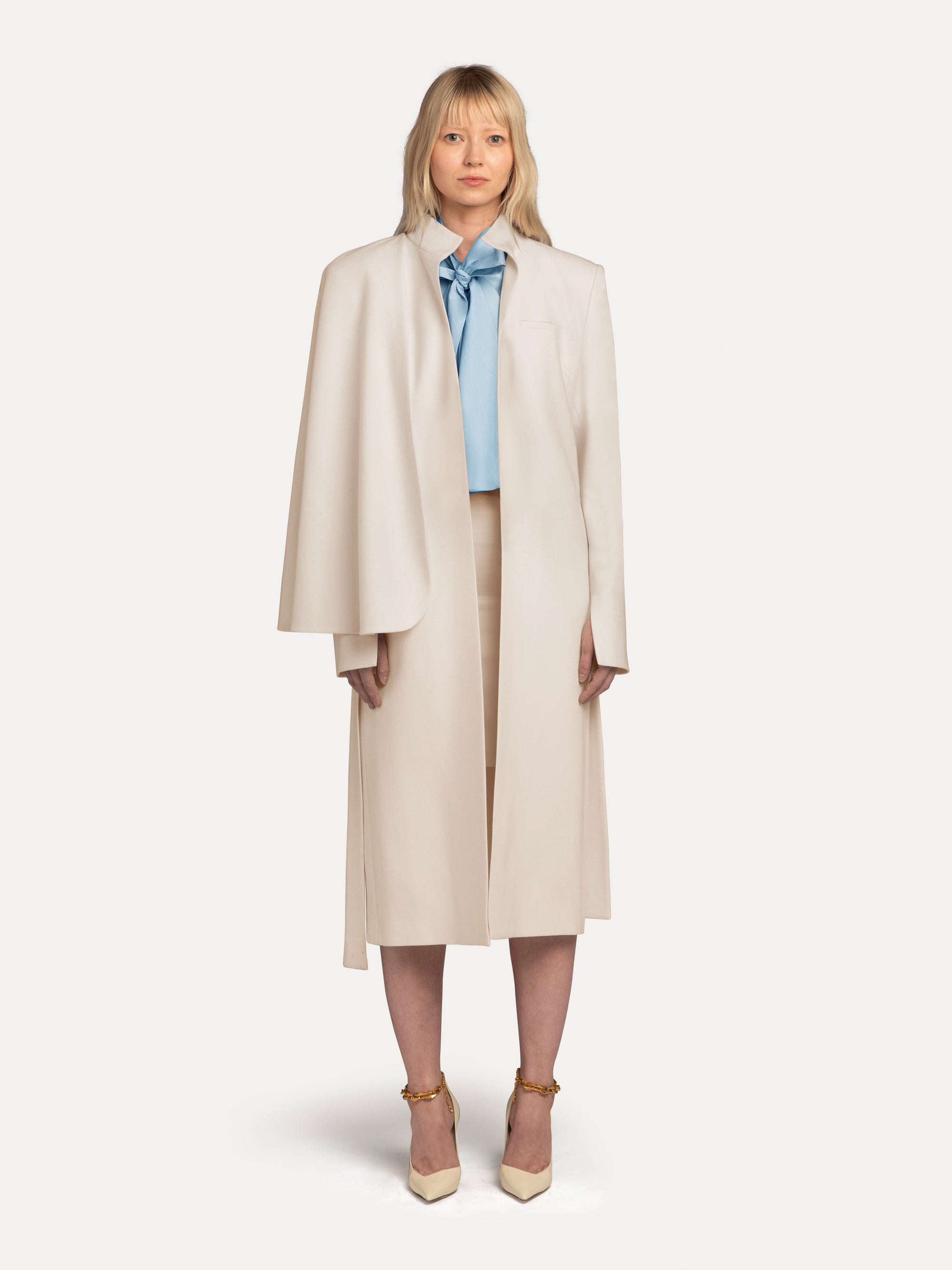 Asymmetric Cape Coat