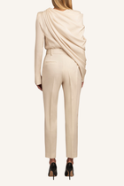 Draped Shoulder Top