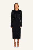 Open Back Midi Dress