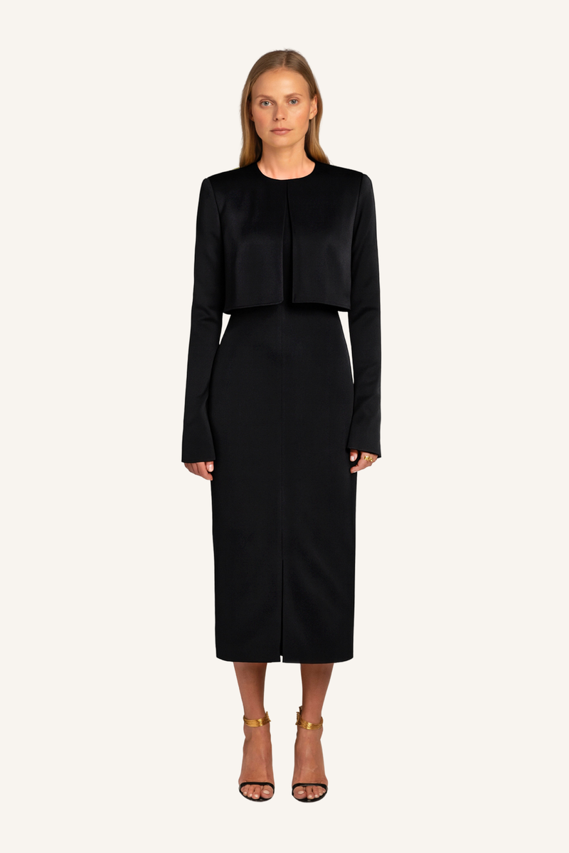 Open Back Midi Dress