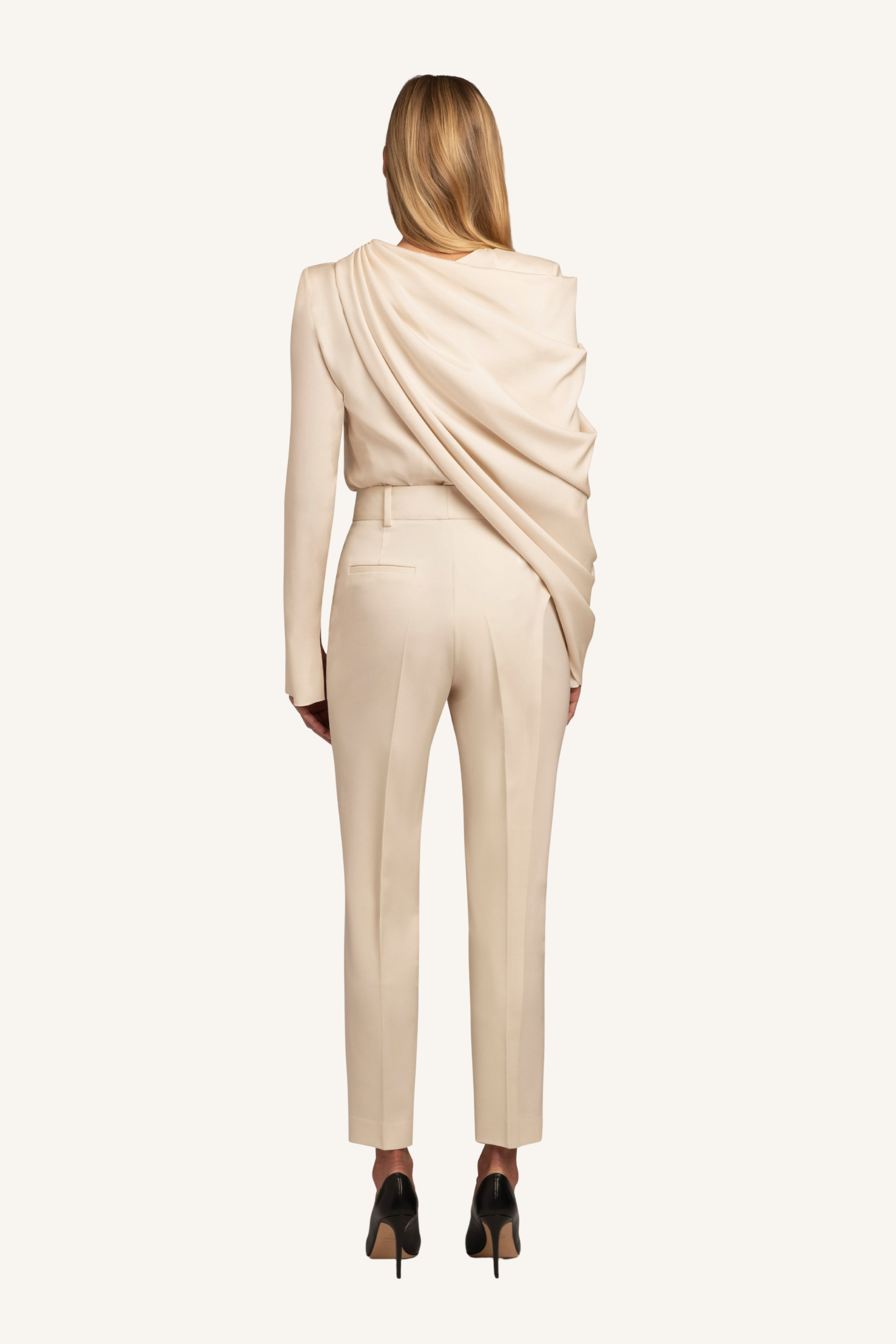 Draped Shoulder Top