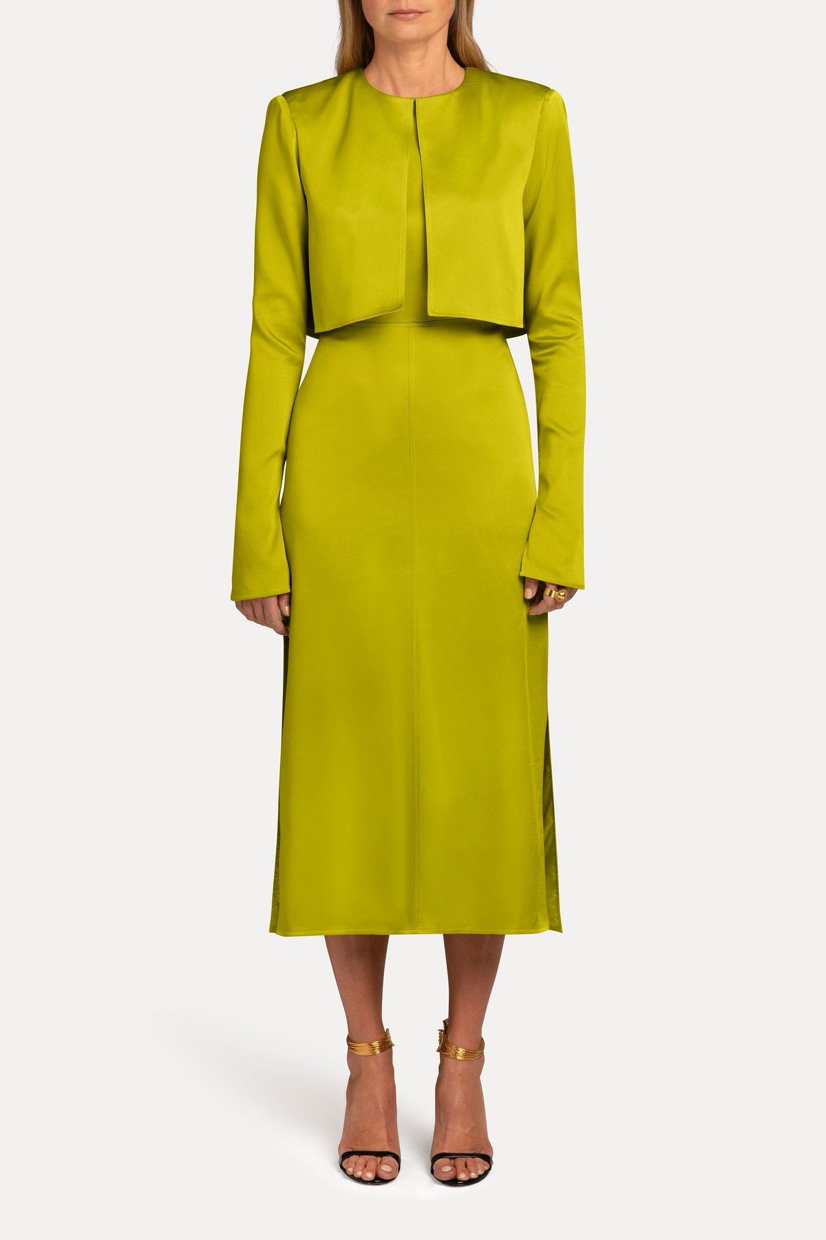Open Back Midi Dress