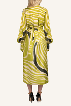 Tie-Neck Shirt Dress