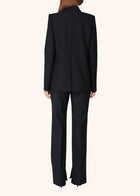 Ruffle Collar Blazer
