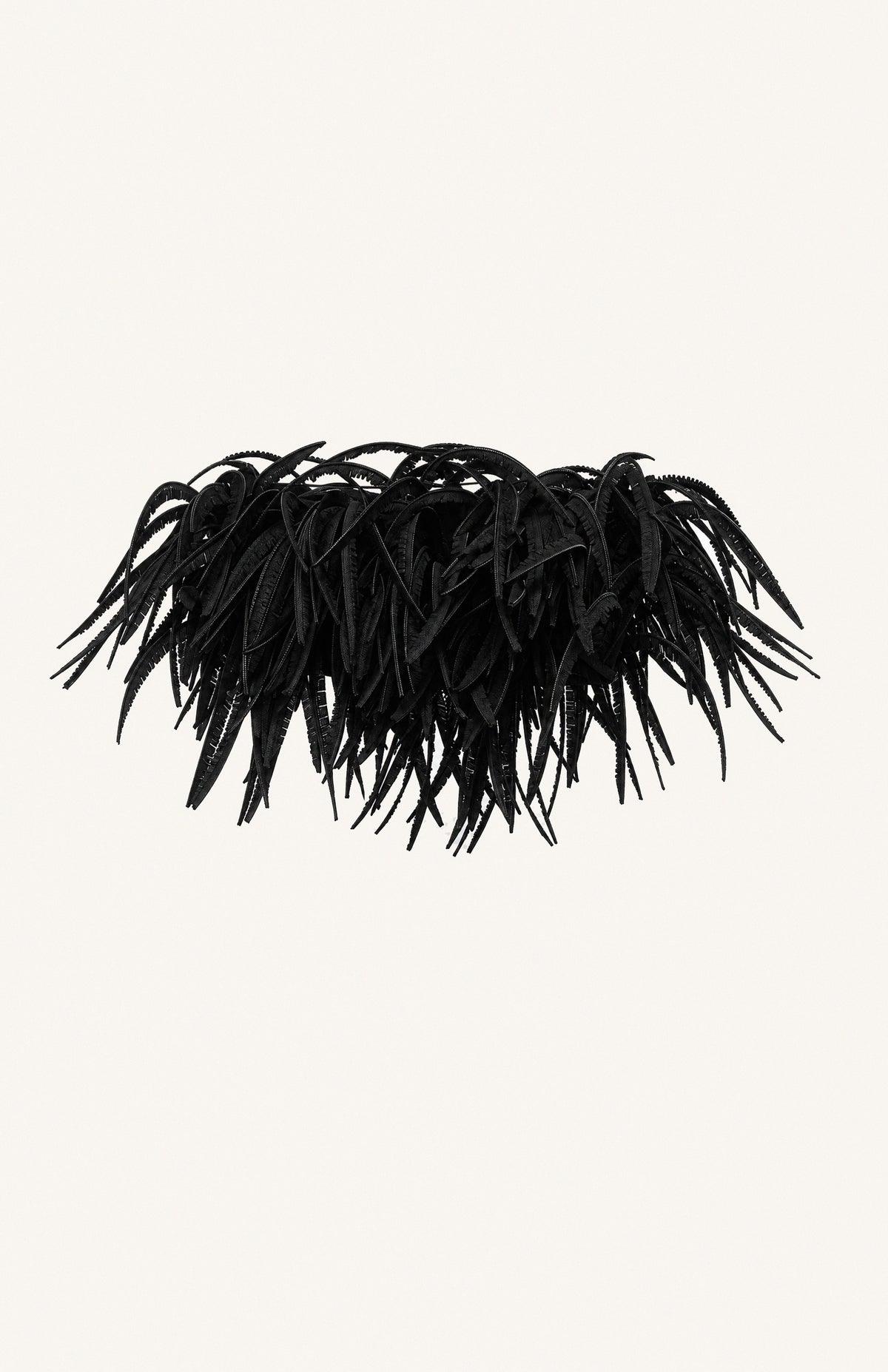 Zipper Feather Bandeau