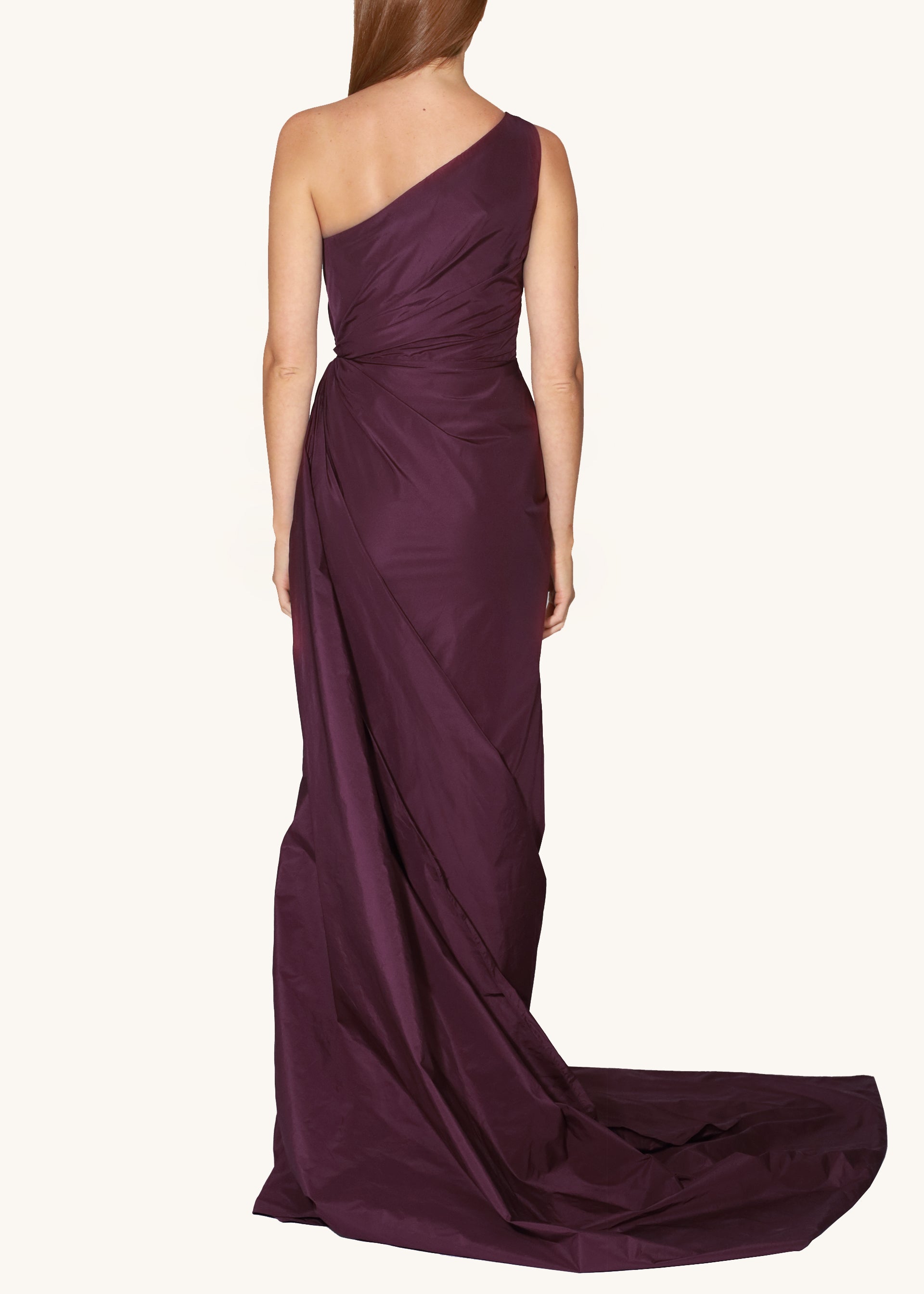 One-Shoulder Train Gown