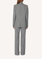 Ruffle Collar Blazer