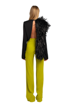 Open Back Raffia Top