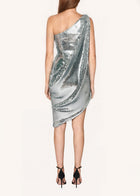 Sequin One-Shoulder Dress