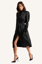 Back Flap Shirt Dress