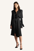 Back Flap Shirt Dress